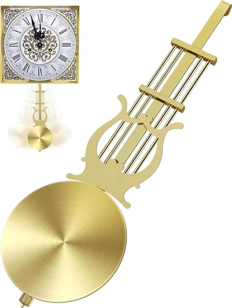Amazon.com: NiHome Quartz Wall Clock Pendulum Replacement, Aluminum Traditional Mechanical Clock ...