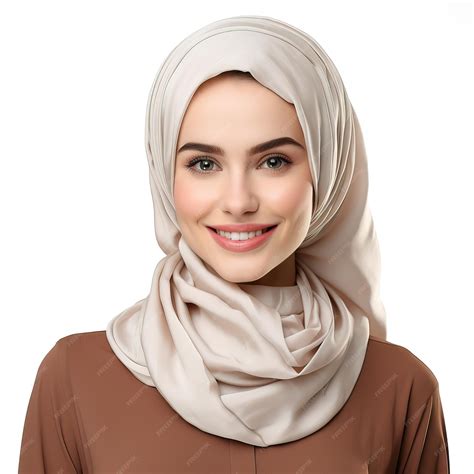 Premium AI Image | a woman wearing a hijab with a smile on her face