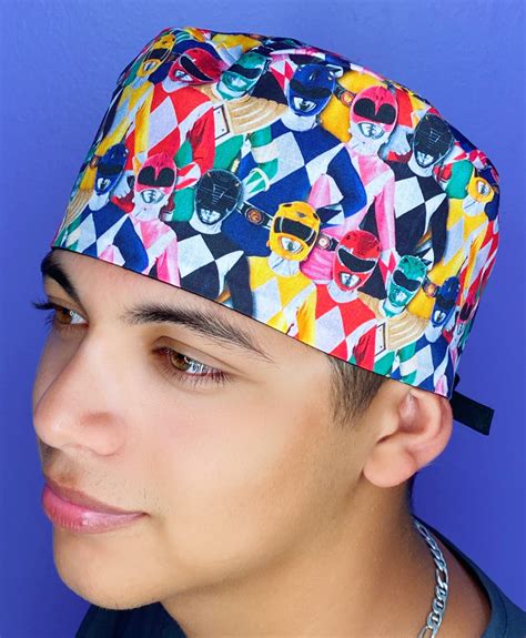 Power Rangers Character Unisex Geek Scrub Cap