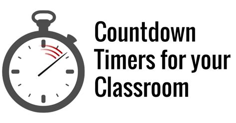 Control Alt Achieve: 3 Cool Countdown Timers for your Classroom