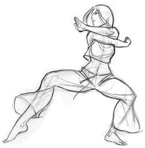 Martial Arts Drawing Mma in 2020 | Character drawing, Art poses, Drawing reference poses