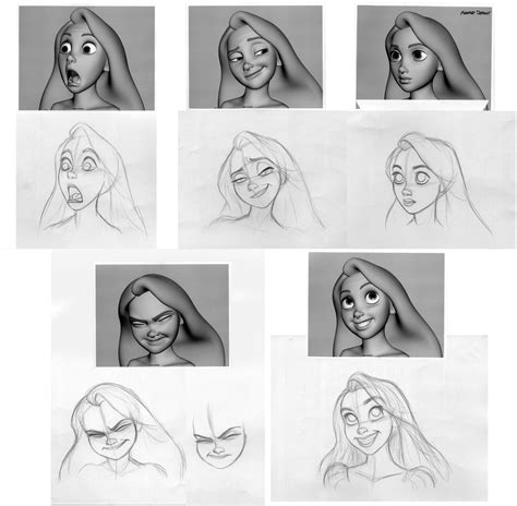 ArtStation - Walt Disney Animation Studios Character Studies, jeff ...