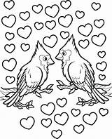Love Bird Coloring Pages At GetColoringscom  Free Printable Colorings sketch template