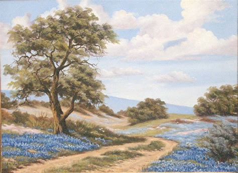 Bluebonnet Oil Painting at PaintingValley.com | Explore collection of ...