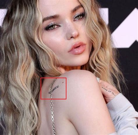 Share 91+ about dove cameron tattoos unmissable - Billwildforcongress