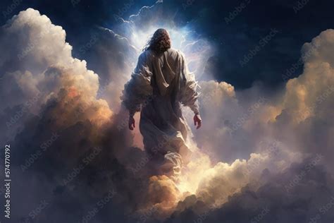 Jesus Coming In The Clouds