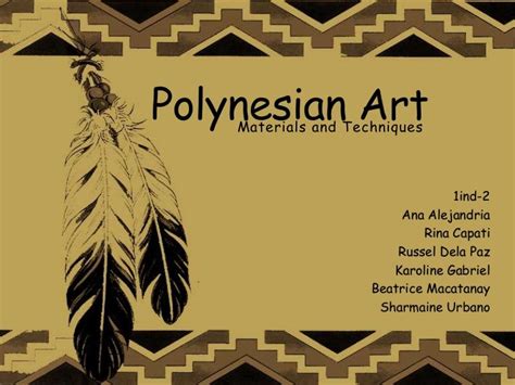 Polynesian art ppt