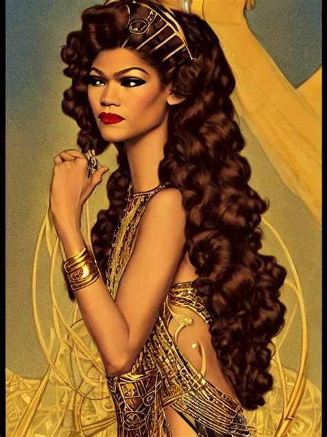 Zendaya as Bast the Egyptian goddess, a beautiful art | Stable ...