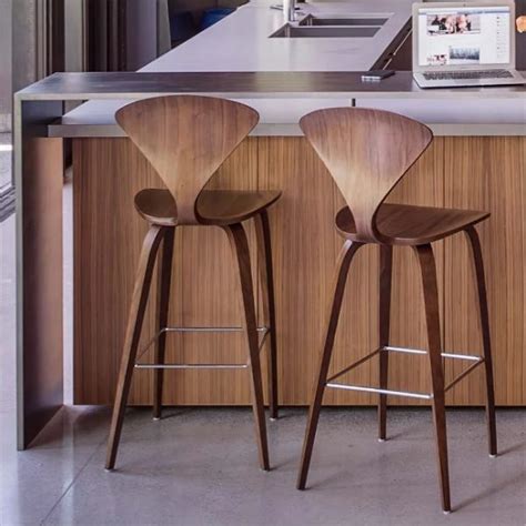 51 Wooden Bar Stools for Timeless Kitchen Seating – 【Autocad Design PRO ...