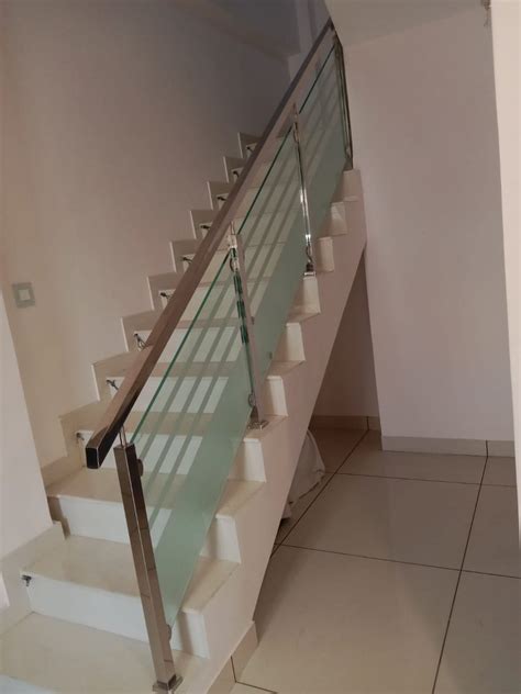 Stainless Steel Glass Railing, For Home at best price in Ahmedabad | ID ...