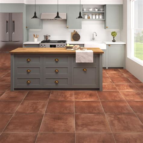 Brown Tile Floor Kitchen – Flooring Guide by Cinvex