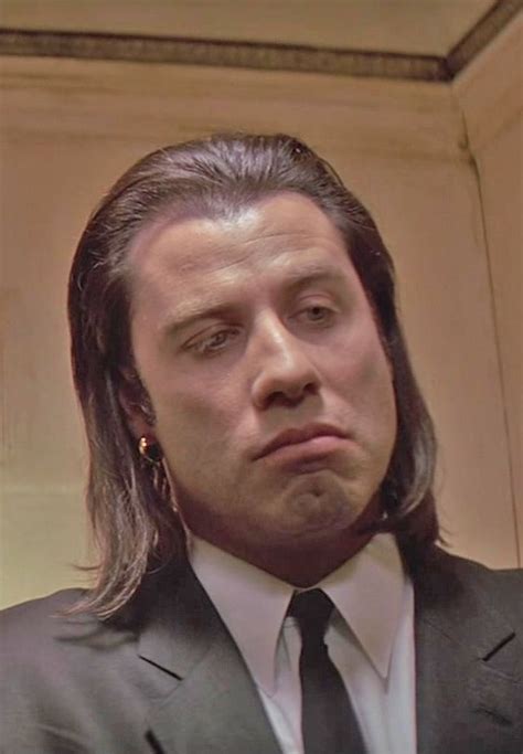 John Travolta Pulp Fiction Hair