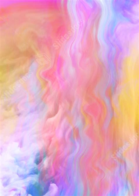 Colorful Smoke Cascading In Waves Page Border Background Word Template And Google Docs For Free ...