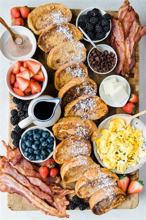 French Toast Breakfast Board | Recipe | Breakfast brunch, Fancy breakfast, Breakfast brunch recipes