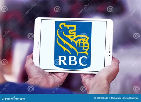 Royal Bank of Canada logo editorial stock photo. Image of capital ...