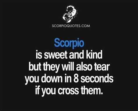 Believe me, i really dont, like having to tell people off!!! | Scorpio zodiac facts, Scorpio ...