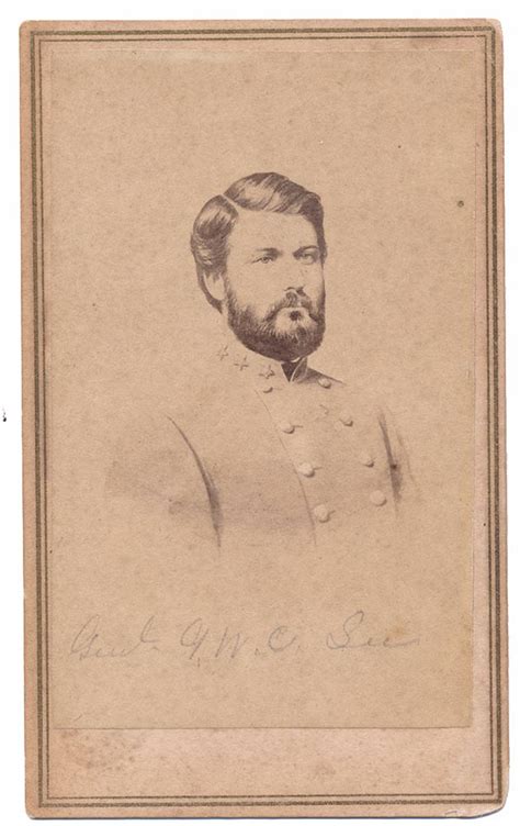 CDV OF ROBERT E. LEE’S SON GEORGE WASHINGTON CUSTIS LEE — Horse Soldier