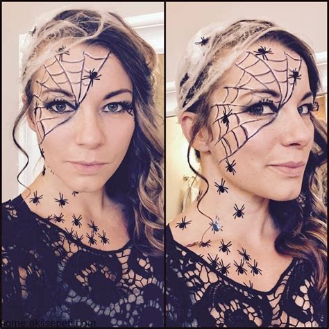 Spider Web Makeup