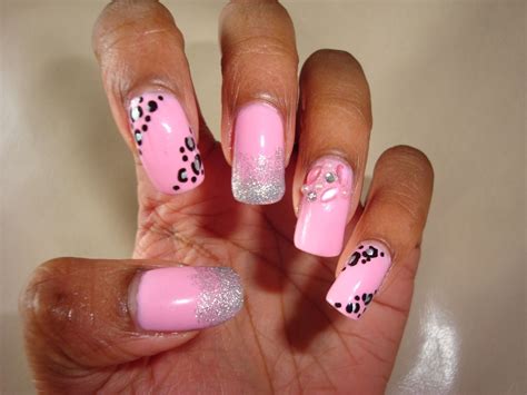 Uñas decoradas animal print – 50 nuevos ejemplos | Long acrylic nail designs, Pink nail designs ...