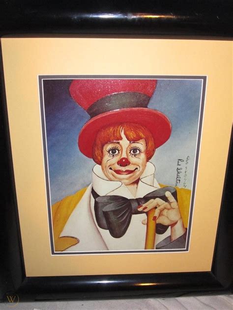 RED SKELTON Carol Burnett Clown Signed Oil Litho Print on Canvas #/5000 Painting | #1751751466