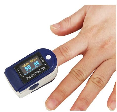 Hot Mini Home & Hospital Adult Finger Pulse Oximeter LED Blood Pressure Monitor-in Blood ...