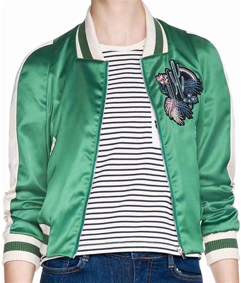 Kristen Bell The Good Place Varsity Jacket | Eleanor's Green Jacket