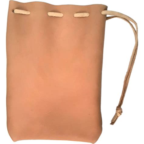Leather Drawstring Pouch - Experts at the Craft Table
