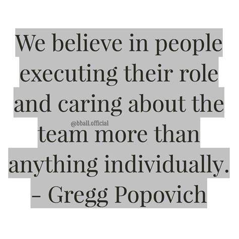 This pin is all about a Gregg Popovich quote. Do you believe in the people on your team? #spurs ...