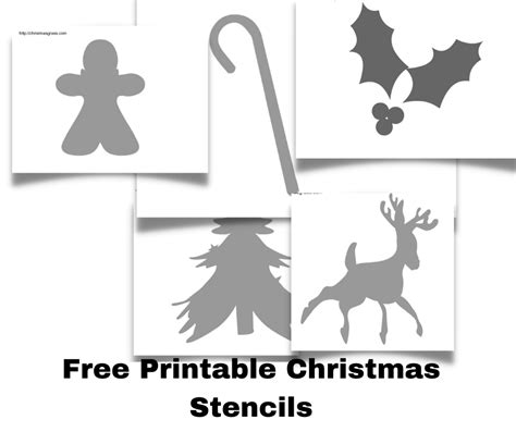 Free Printable Christmas Stencils