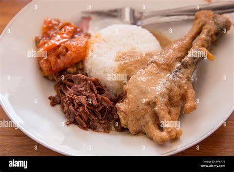 traditional indonesian culinary gudeg Stock Photo - Alamy