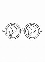 Retro Sunglasses Coloring Page  Free Printable Pages sketch template