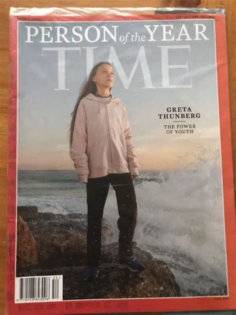 GRETA THUNBERG TIME Magazine 2019 Person Of The Year Climate No Label ...