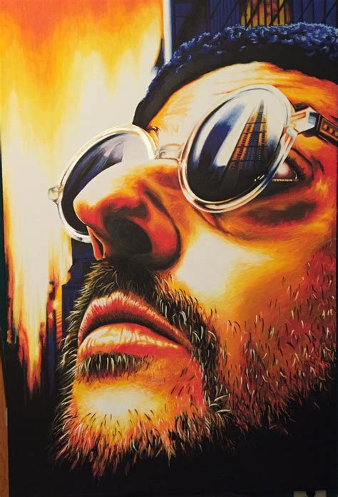 Leon Art Prints From an Original Eightangrybears Painting jean Reno ...