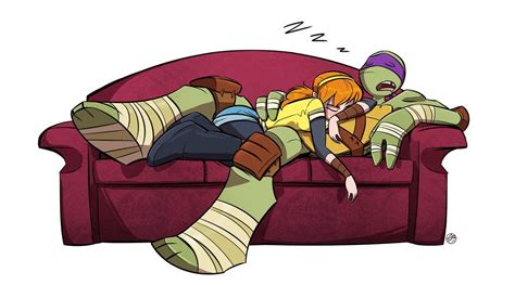 Fan Art | Sleepy Donnie and April by FearDaKez on DeviantArt | Tmnt ...