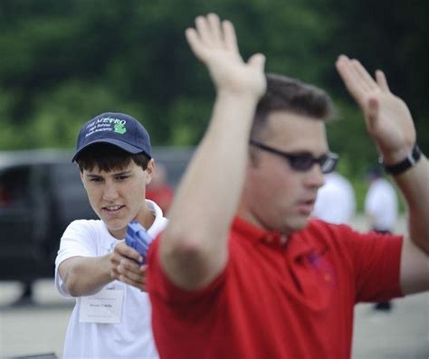 Photos: Police academy puts teens to test - mlive.com