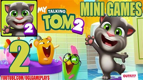 My Talking Tom 2 - Mini Games - Gameplay Part 2 (Android iOS) - YouTube