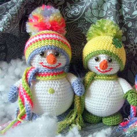 25 Free Amigurumi Snowman Crochet Patterns - HubPages