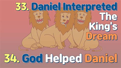 Children's Bible Stories Old Testament 33.Daniel Interpreted The King's Dream 34.God Helped ...