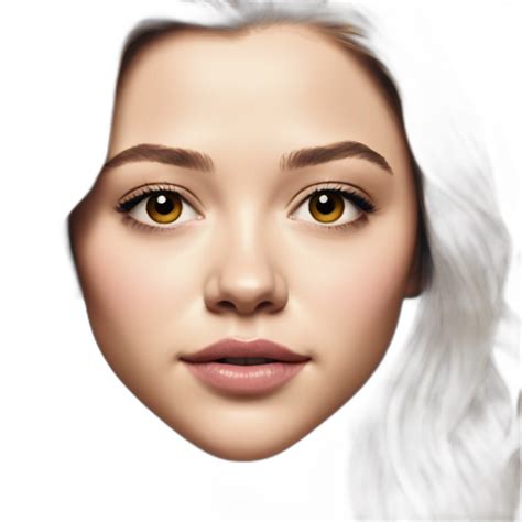 Chloë Grace Moretz serious | AI Emoji Generator