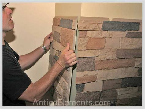 Faux Stone Walls « Antico Elements Blog | Stone wall panels, Faux stone ...