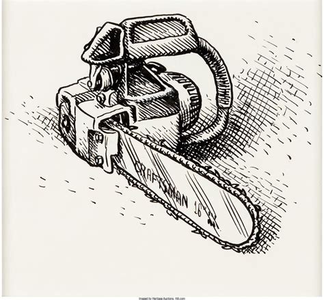 Robert Crumb The Monkey Wrench Gang Chainsaw Illustration Original - W ...