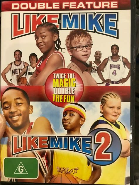 Like Mike / Like Mike 2 region 4 DVD (kids basketball movies) | eBay