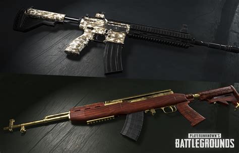 Playerunknown's Battlegrounds - New Pubg Guns & Weapons Skins Added To ...