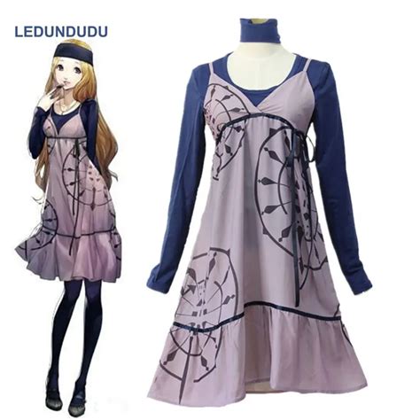 Game Persona 5 Chihaya Mifune Dress P5 Cosplay Costumes Women Fancy Party Outfit Full set for ...