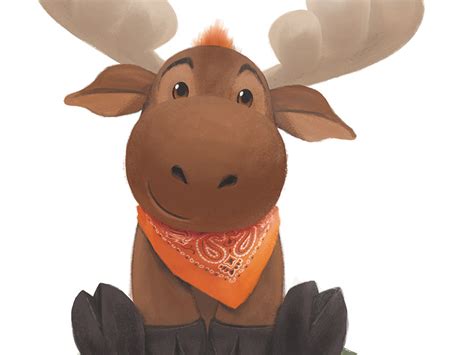 Baby Moose by Mike Litecky on Dribbble