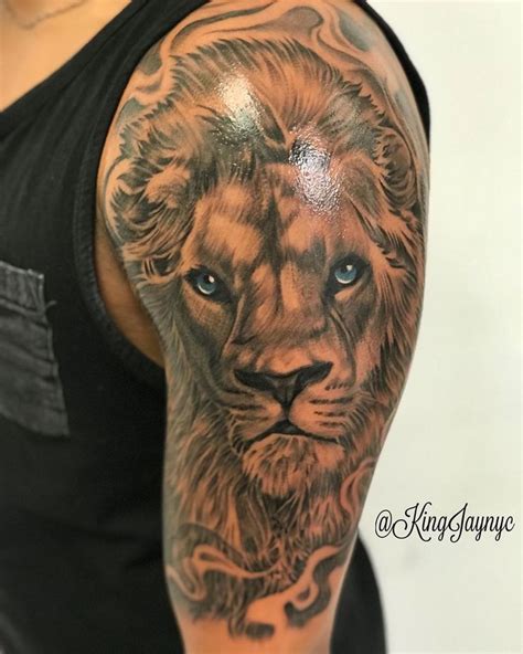 A Dark Skin Tattoos | Lion Tattoo | Dark Skin Body Art | Tattoo Ideas ...