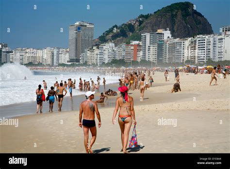 Copacabana beach, Rio de Janeiro, Brazil, South America Stock Photo - Alamy