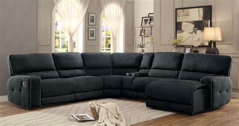 Keamey Modular Reclining Sectional w/ Chaise Homelegance in Sectionals ...