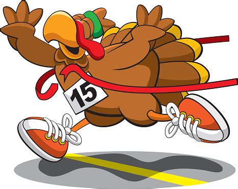 Turkey Trot 2015 Stock Illustration - Download Image Now - iStock