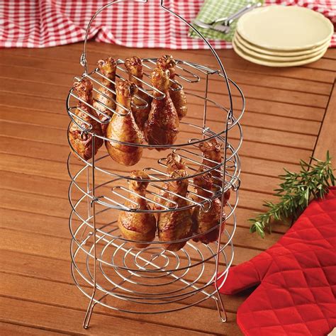 Char-Broil The Big Easy 2-Pack Steel Chicken Rack at Lowes.com